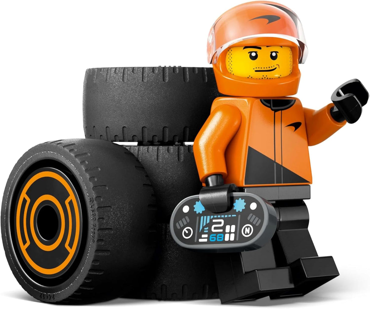 Lego City F1(R) McLaren 60442 Race Car and Driver Toy Toy Birthday Present Blocks Educational Boys Girls Children 6 Years 7 Years 8 9 Years Old Vehicle Car Mini Car