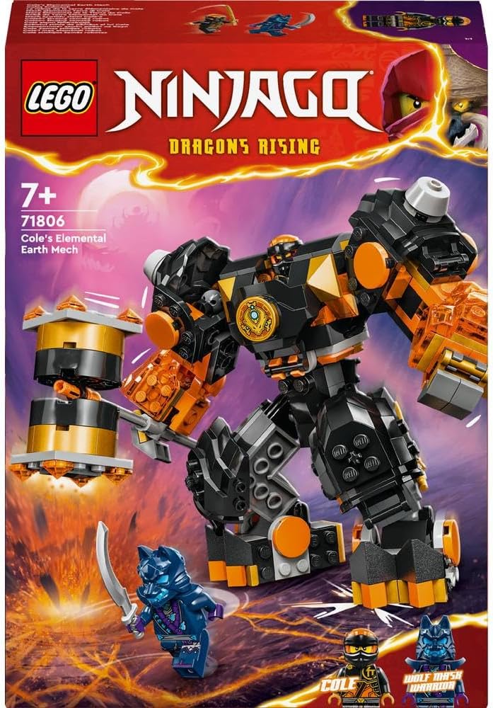 Lego Ninjago 71806 Coles Elemental Earth Mech