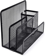 Motarro Pen Cup Multi-functional Metal Mesh Desk Organizer for Office and School