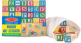Melissa & Doug Deluxe ABC/123 1-Inch Blocks Set