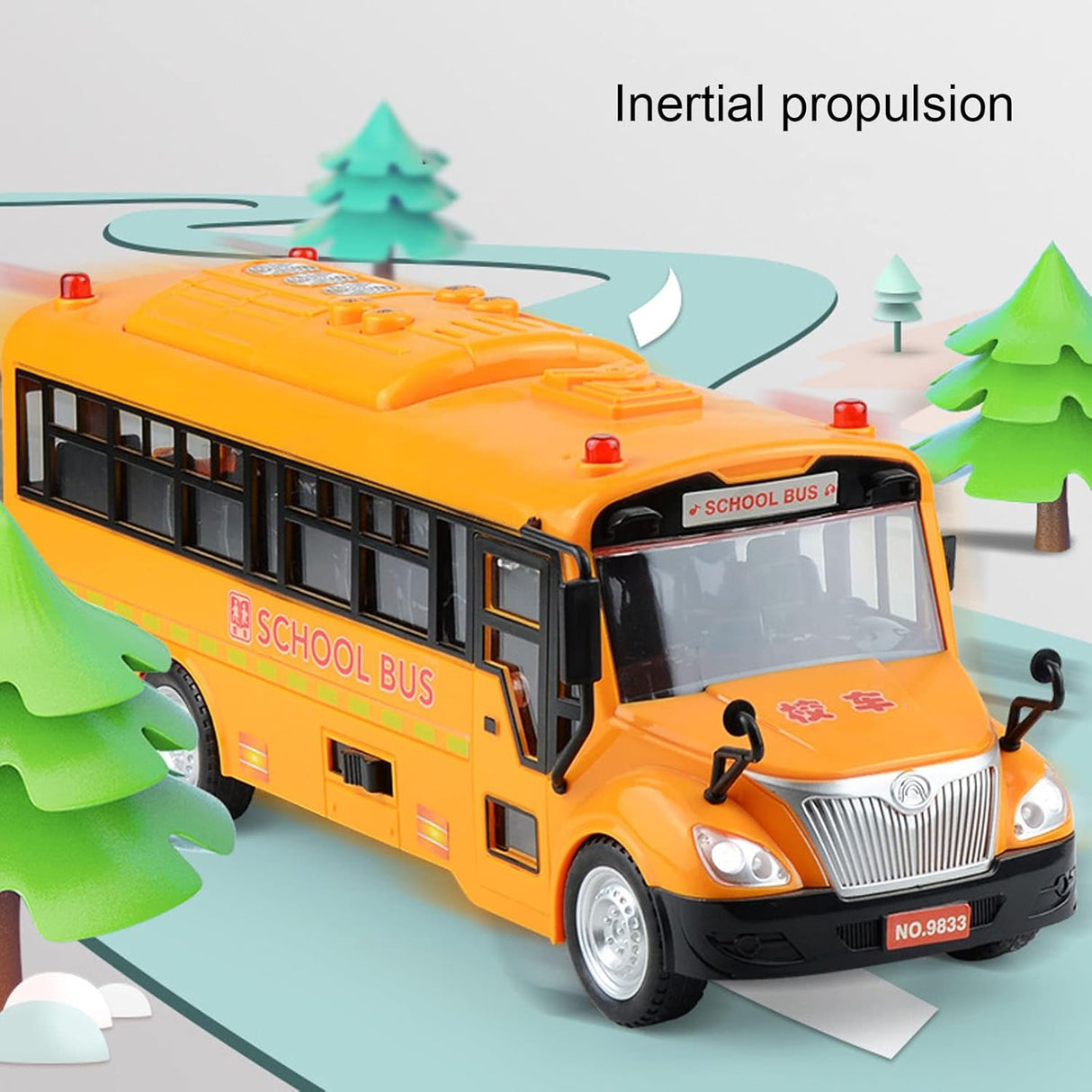 School Bus Model 1:16 Scale Diecast Toy