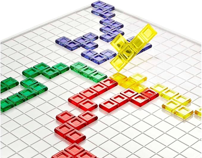 Mattel Games Blokus Strategy Board Game – Family Puzzle Game for Kids & Adults