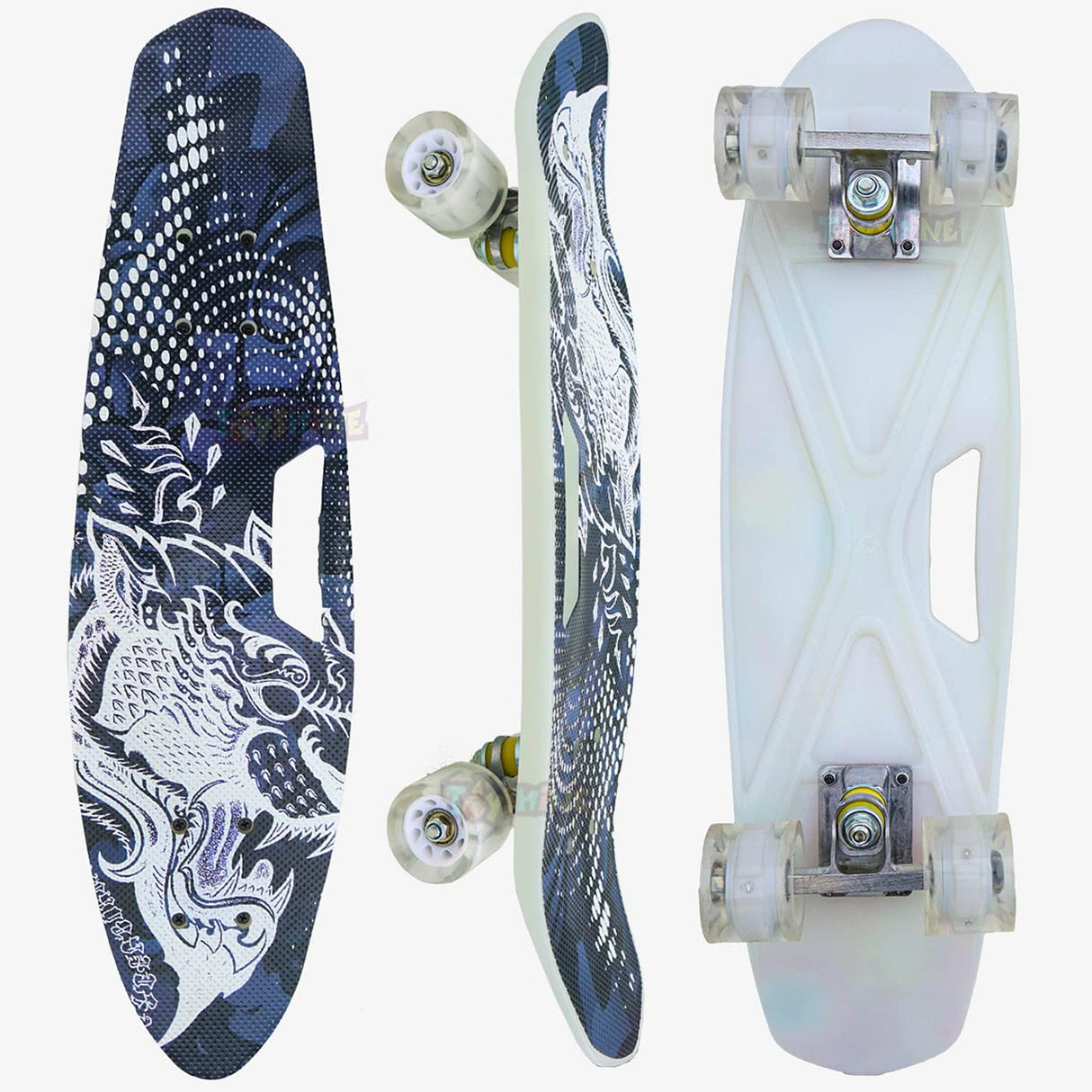 Skateboard 65 Cms with All Wheel LED Lights