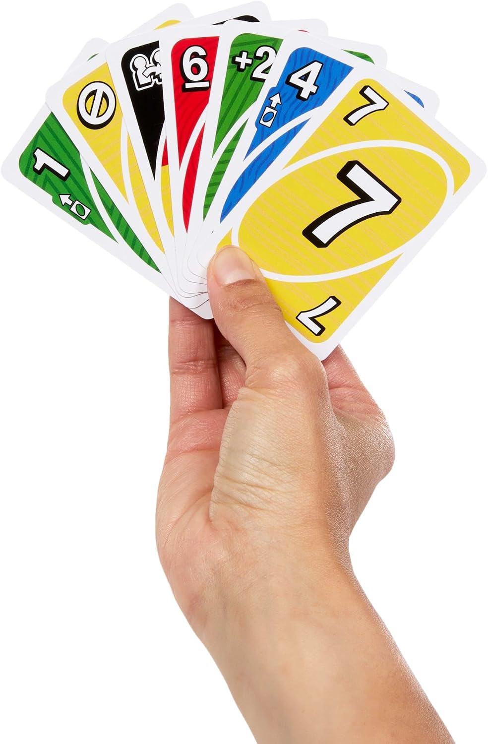 UNO Teams Card Game for Family Nights and Travel with Colorblind Accessible Cards