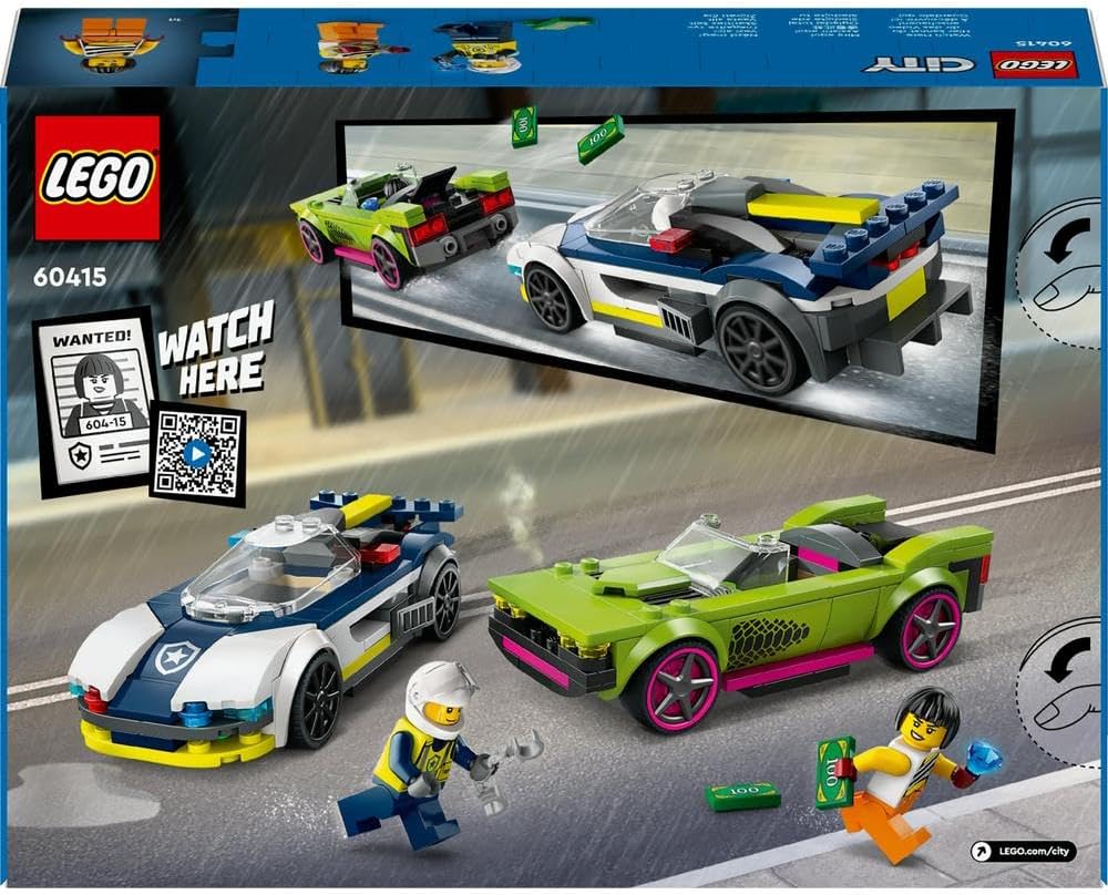Lego City 60415 Police Car And Muscle Car Chase