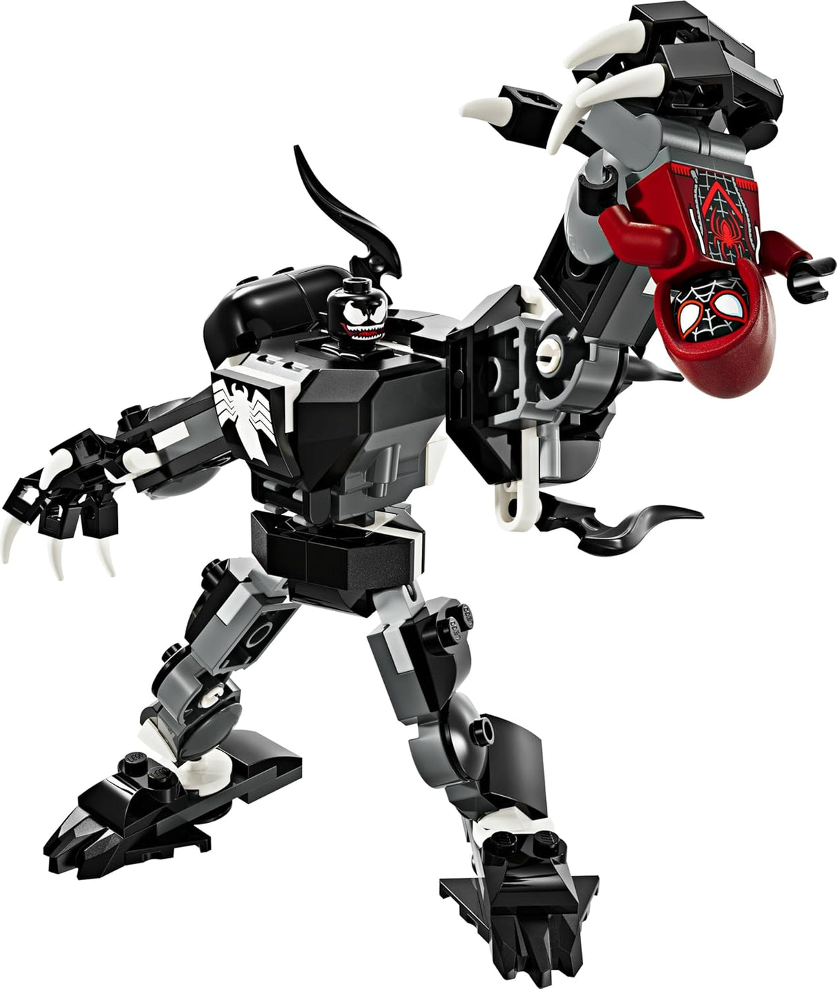 Lego Marvel Superheroes Venom Mech Armor vs Miles Morales Set 76276