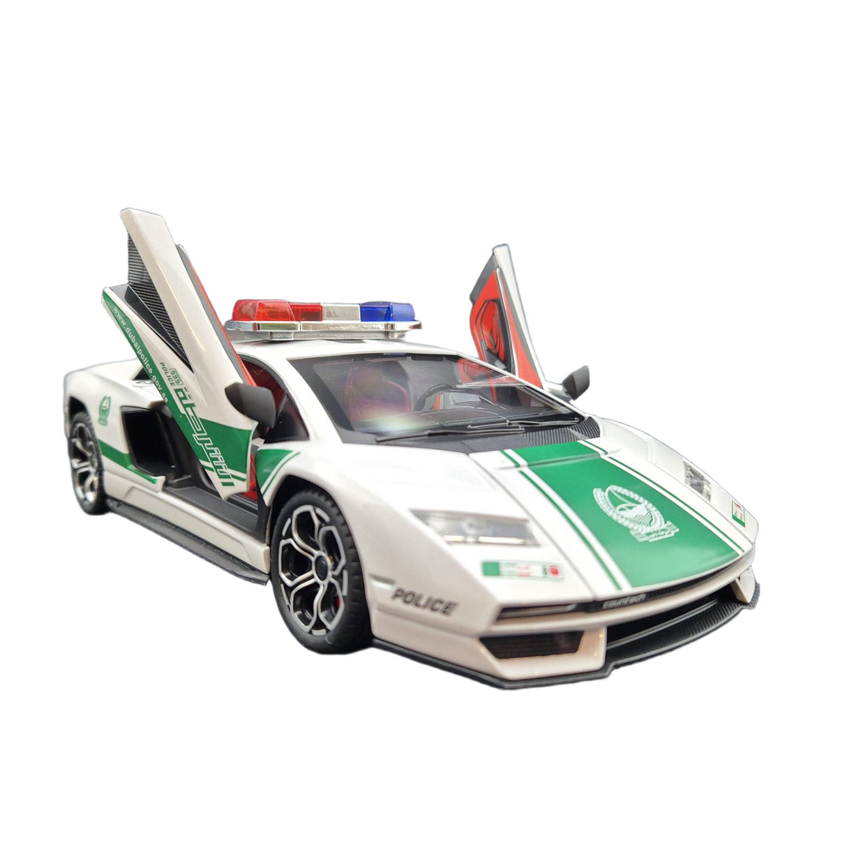 Links to Dubai Police Lamborghini 1:24 Scale Diecast Model with Lights and Sound by dubai-police-lamborghini-1-24-scale-diecast-model-with-lights-and-sound