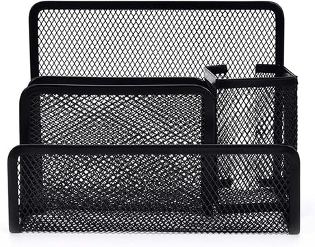 Motarro Pen Cup multi-functional metal mesh desk organizer for office and school stationery