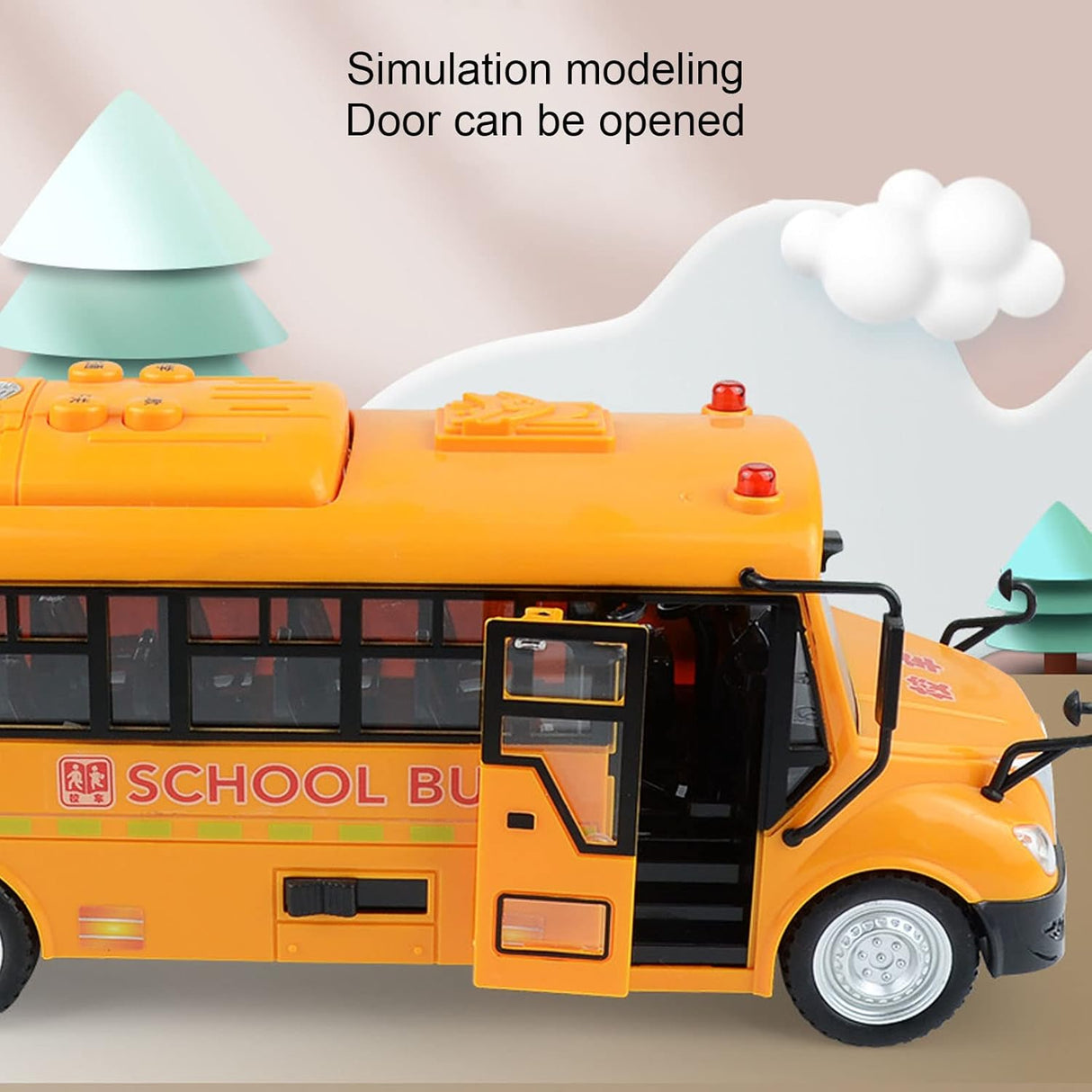 School Bus Model 1:16 Scale Diecast Toy