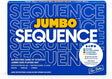 Sequence Jumbo Board Game with large 32x27 inch cushioned playing mat and reversible chips