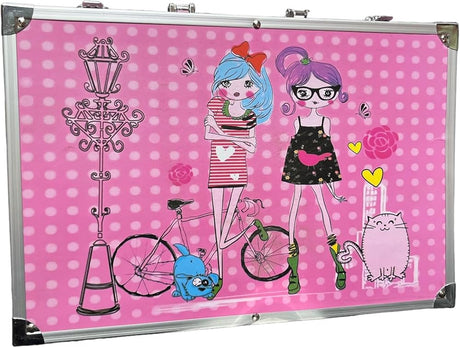 Fashion Girl Art Set – Deluxe Drawing & Coloring Kit for Kids - product image