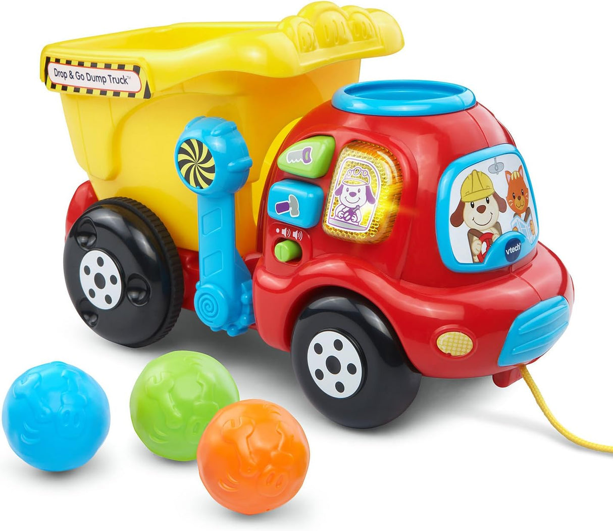 VTech Drop and Go Dump Truck Yellow