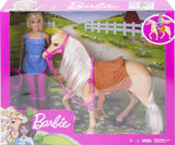 Barbie Doll, Blonde, and Horse