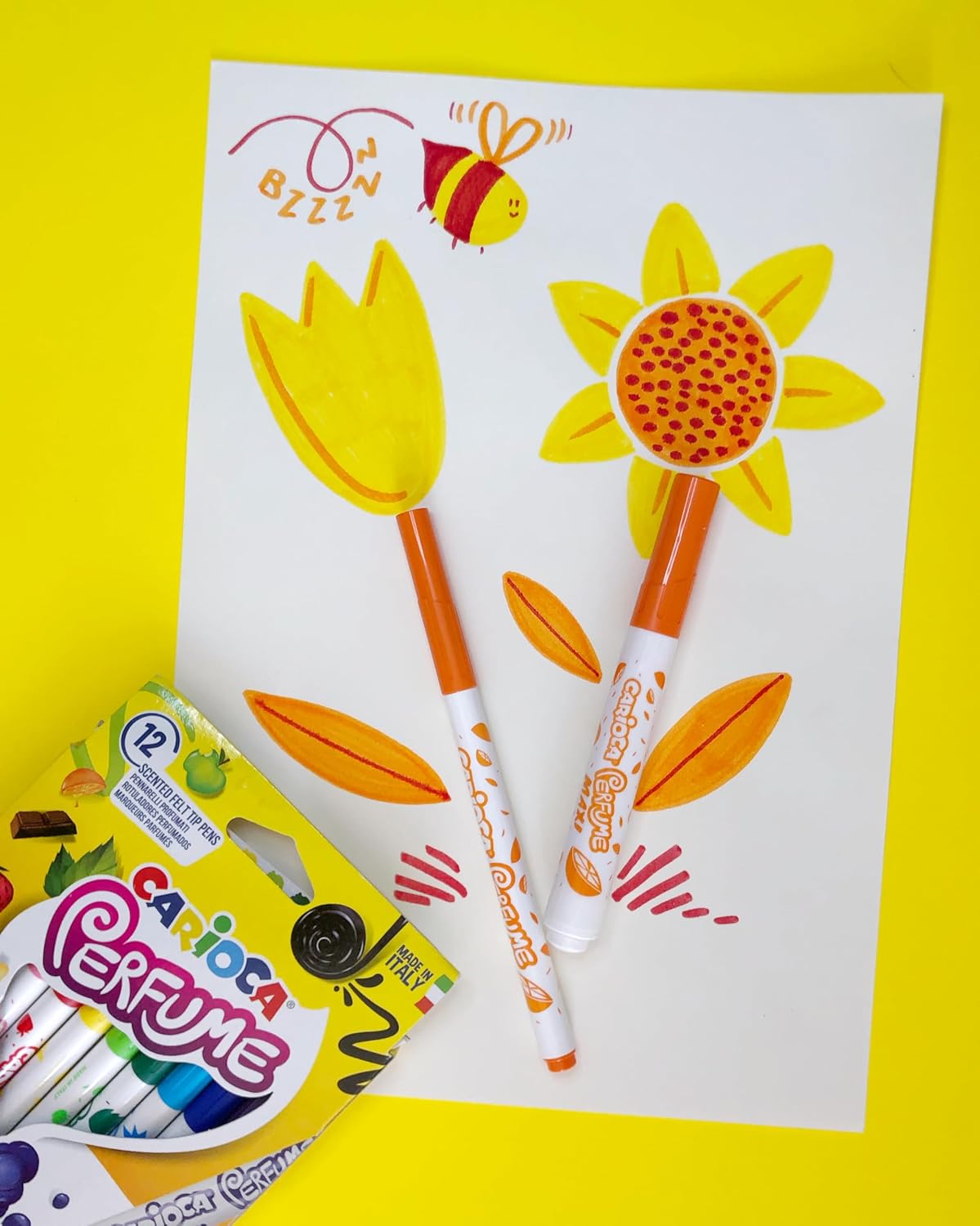 Carioca Perfume Xplosion Scented Fibre Tip Pens – Pack of 12