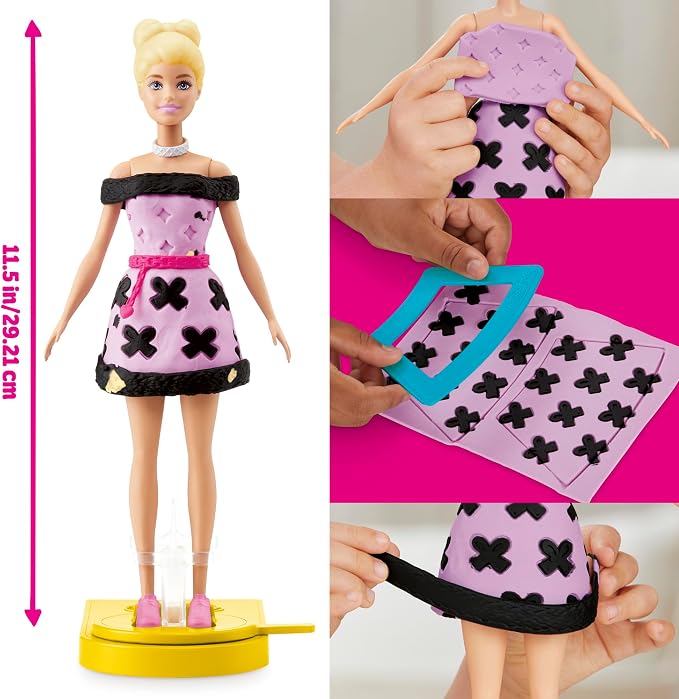 Play-Doh Barbie Designer Fashion Show Set with 21 Accessories and 5 Cans