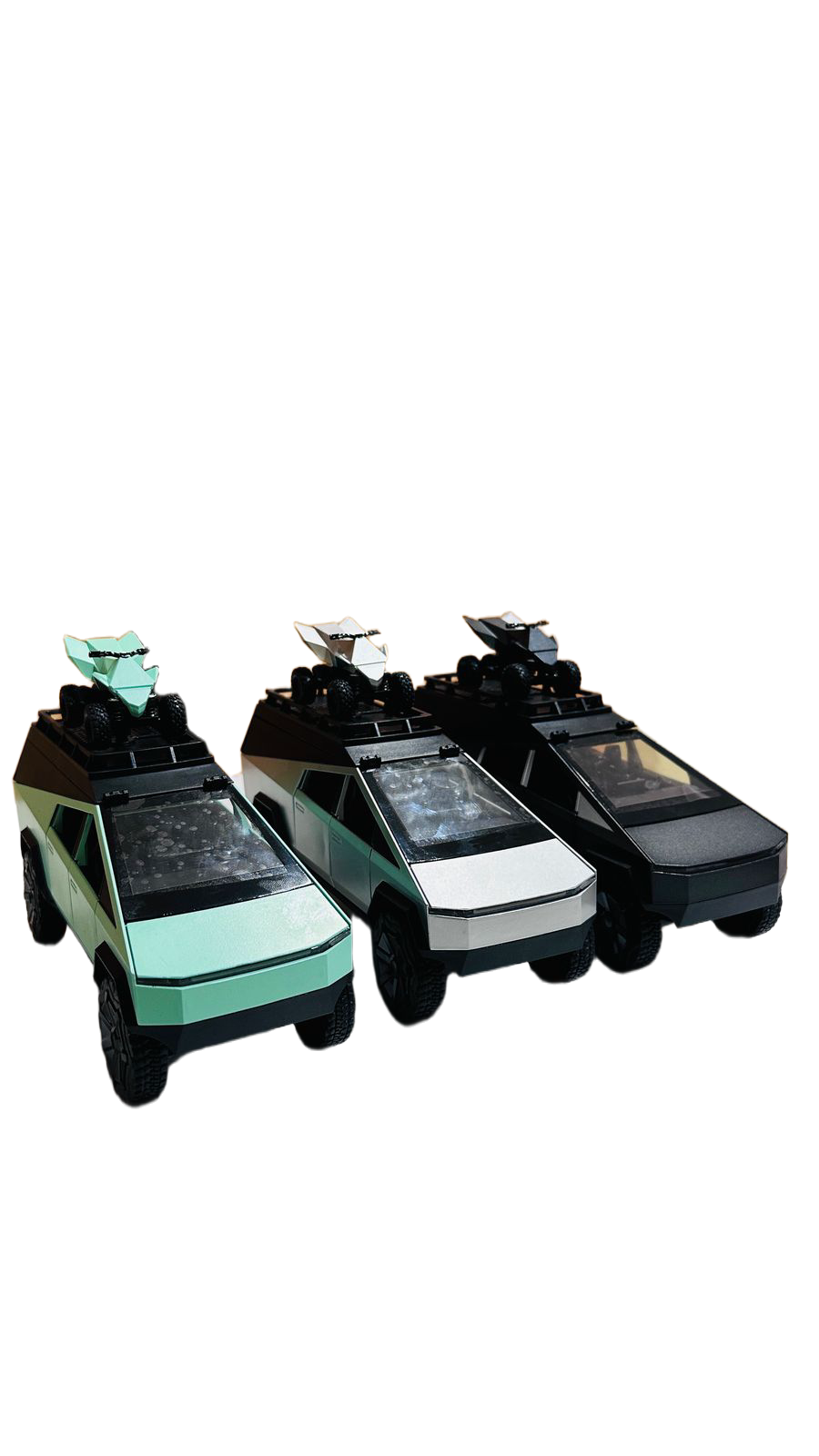 Tesla Cybertruck With Roof Rack & Quad Bike Model 1:24 Scale (3 Assorted Colors, Sold As Single) - product image