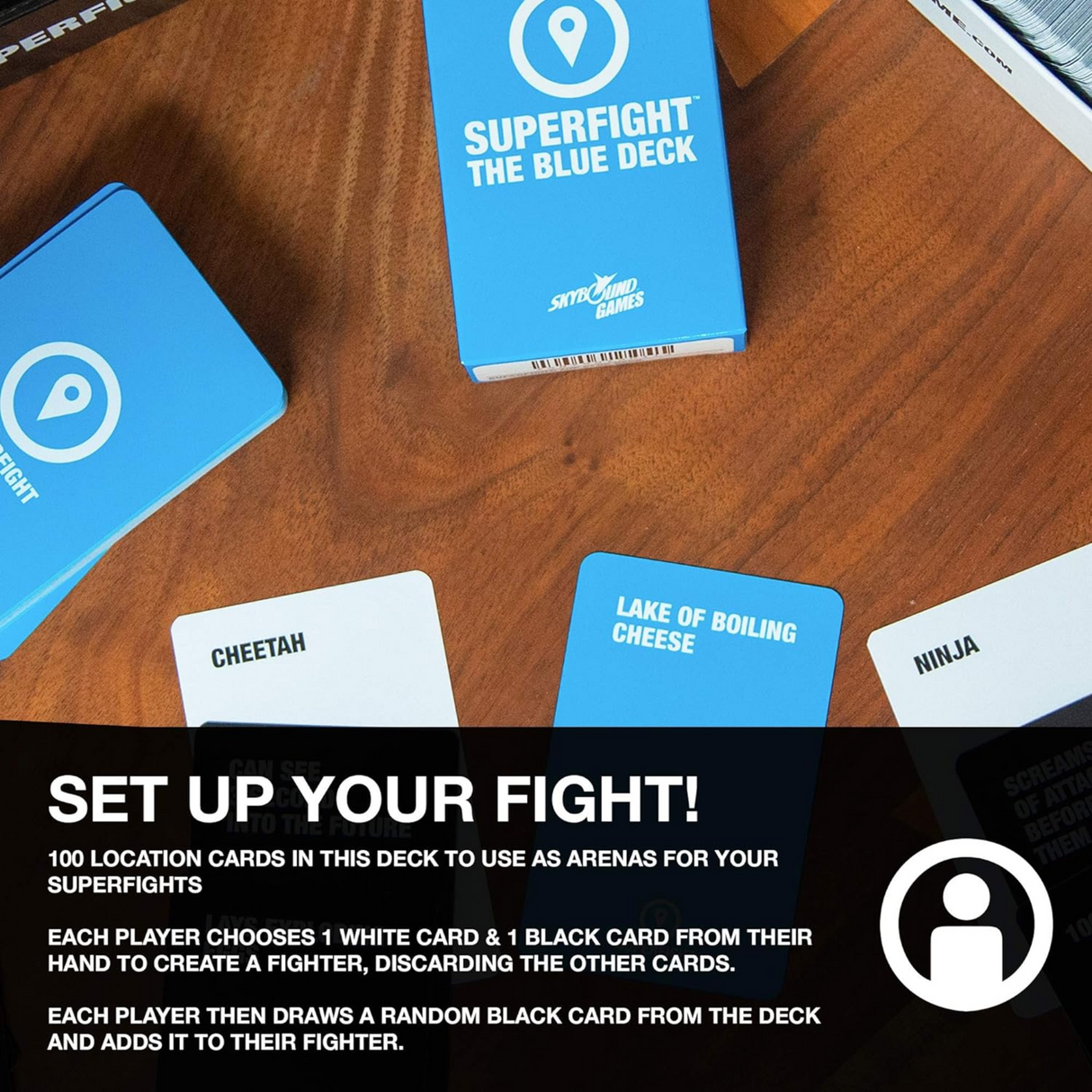 SkyBound Superfight Blue Deck : 100 Location Card Expansion