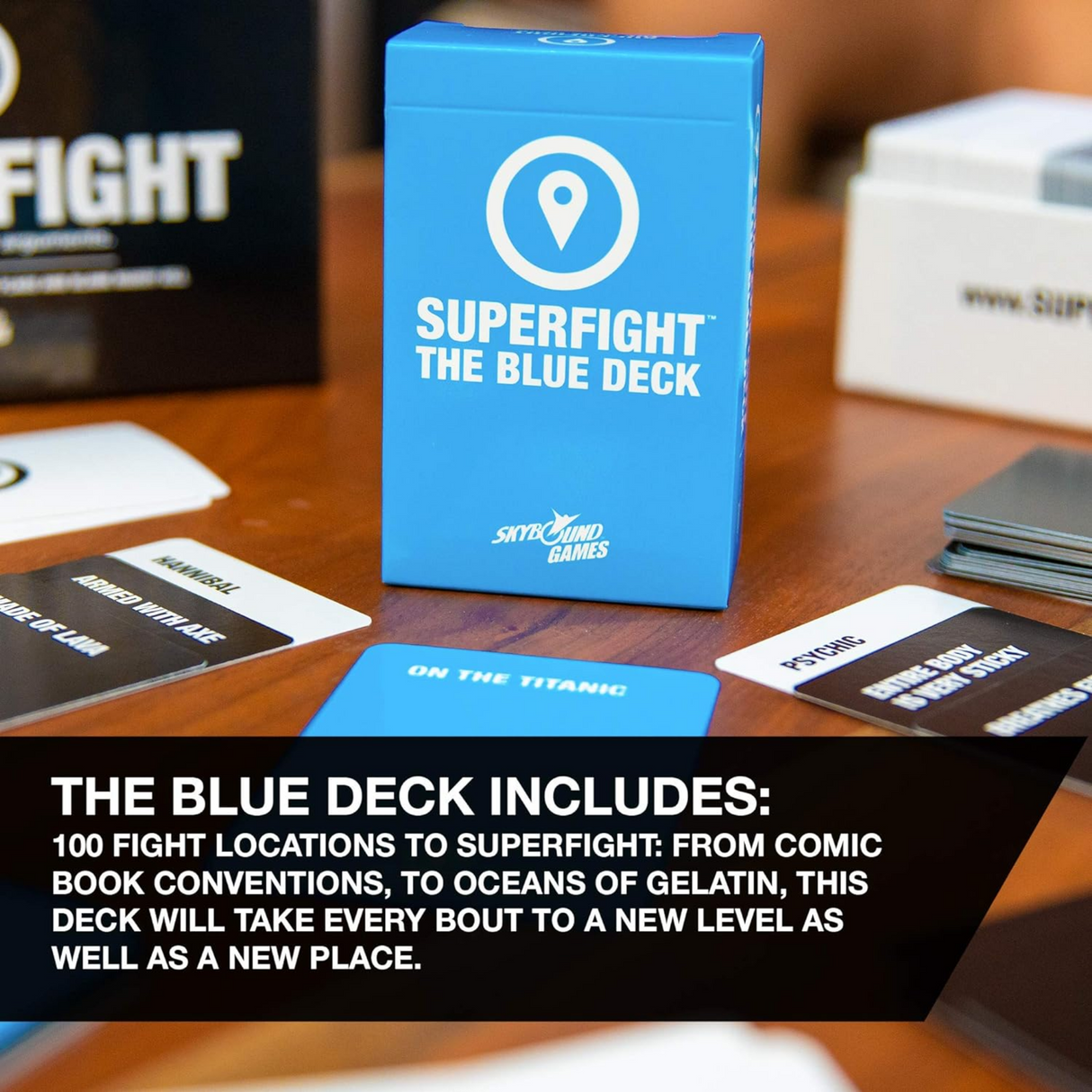 SkyBound Superfight Blue Deck : 100 Location Card Expansion