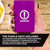 Skybound Superfight Purple Deck : 100 New Scenario Cards