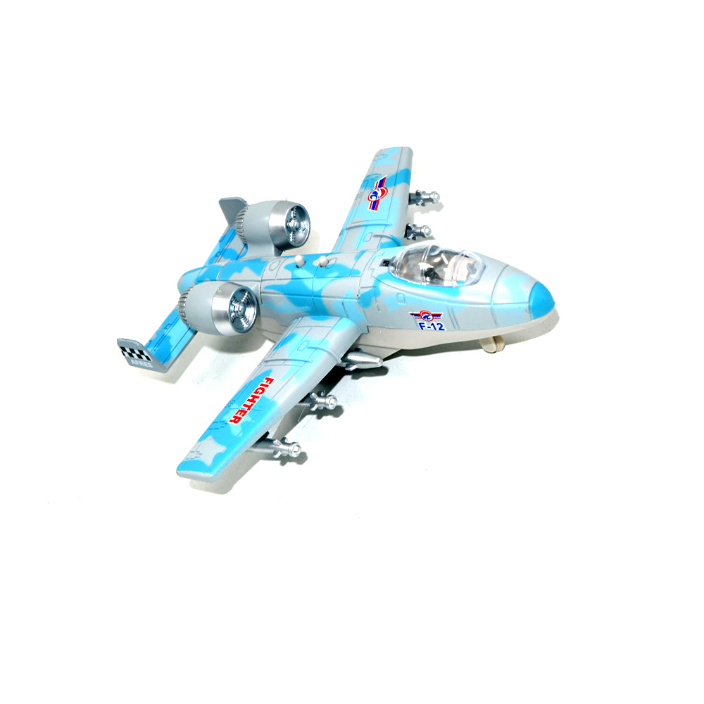 Pull Back Fighter Plane