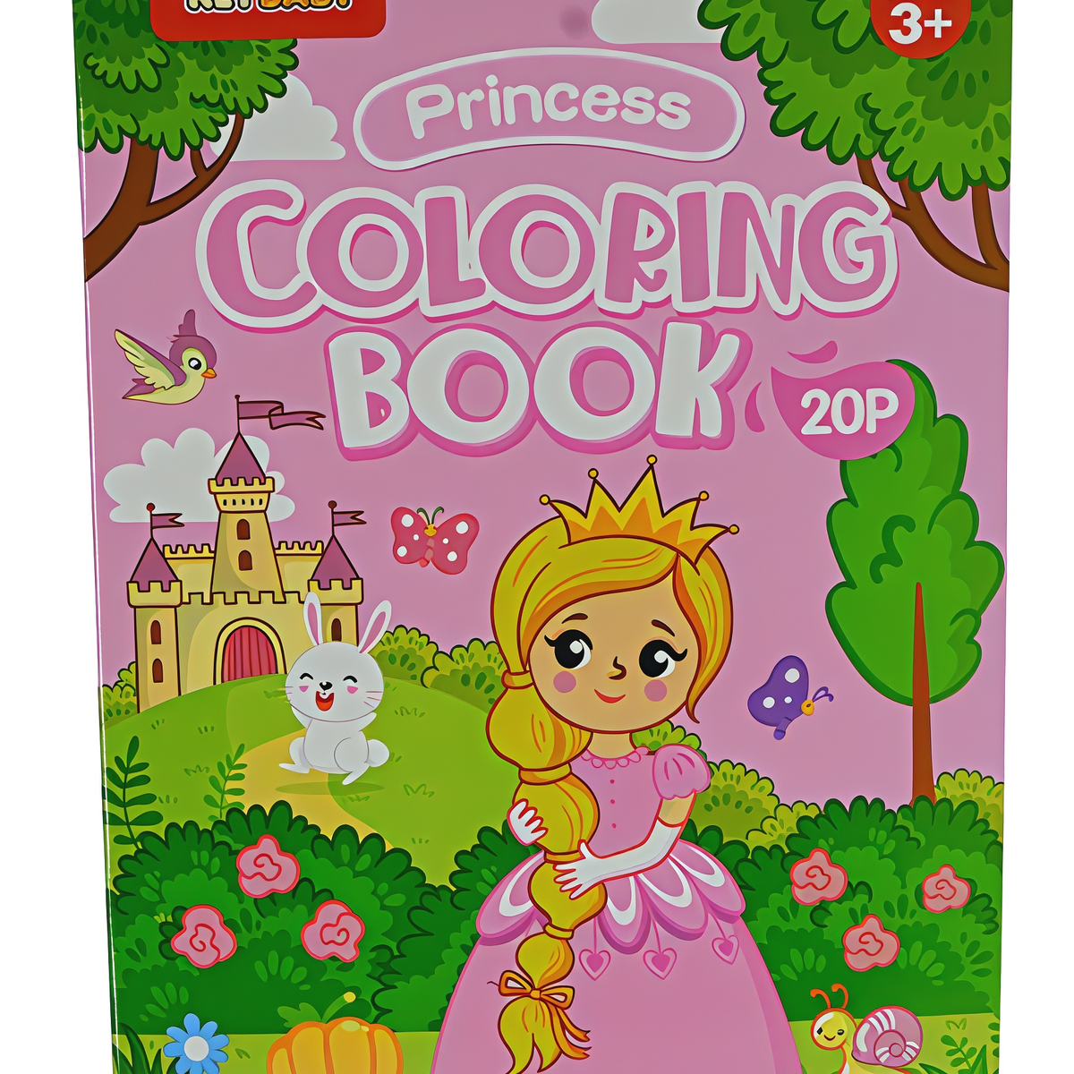 Princess Coloring Book – 20 Pages – Funzone