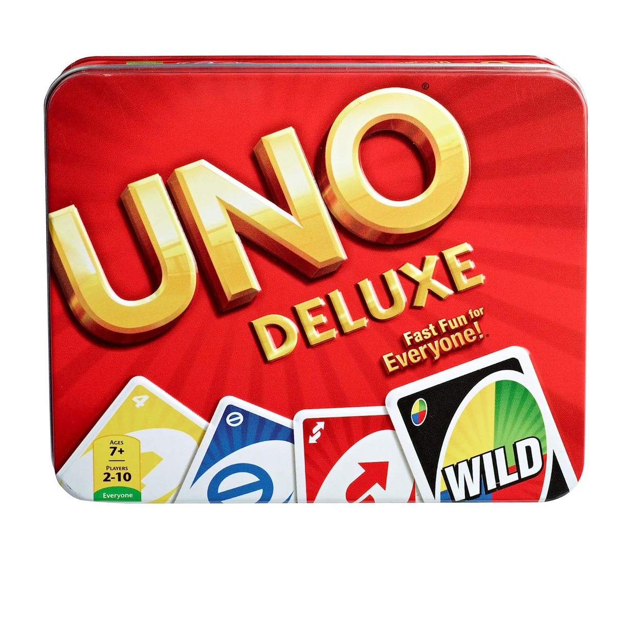 Uno Deluxe Card Game Tin Pack