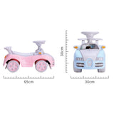 Foot To Floor Ride On Manual Car Blue/Pink