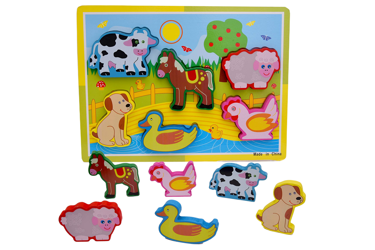 Farm Animals Wooden Puzzles