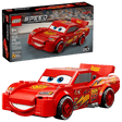 LEGO Speed Champions Lightning McQueen 77255 building kit with 270 pieces, authentic movie details, and detailed undercarriage.