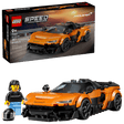 LEGO Speed Champions McLaren W1 77257 building kit with 287 pieces, adjustable rear wing, and driver minifigure