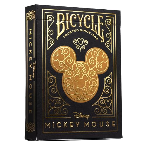 Bicycle Disney Black & Gold Mickey Cards