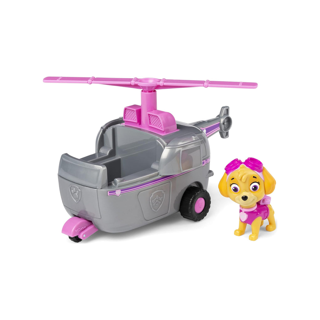 Paw Patrol Skye Helicopter Vehicle And Pup Figure Kids Toy Set