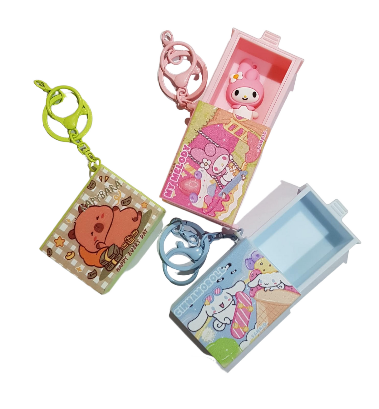 Sanrio Magic Box Keychain Assorted Set of 4
