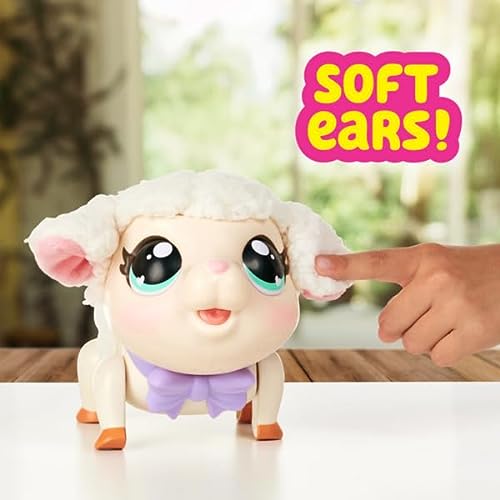 Little Live Pets - My Pet Lamb | Soft and Wooly Interactive Toy Lamb That Walks, Dances 20+ Sounds & Reactions, Batteries Included, for Kids Ages 5+,