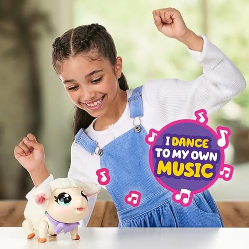 Little Live Pets - My Pet Lamb | Soft and Wooly Interactive Toy Lamb That Walks, Dances 20+ Sounds & Reactions, Batteries Included, for Kids Ages 5+,