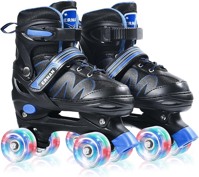 Adjustable Roller Skates Medium 35–38 Blue