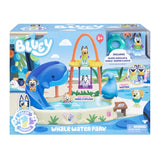 Bluey Whale Water Park Playset Slide Down the Whale Slide Includes Color-Change Bluey Figure