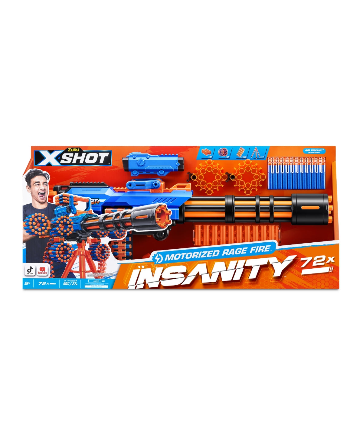 Links to XShot Insanity Motorized Rage Fire by Zuru 72 Darts Blaster Toy by xshot-insanity-motorized-rage-fire-by-zuru-72-darts-blaster-toy