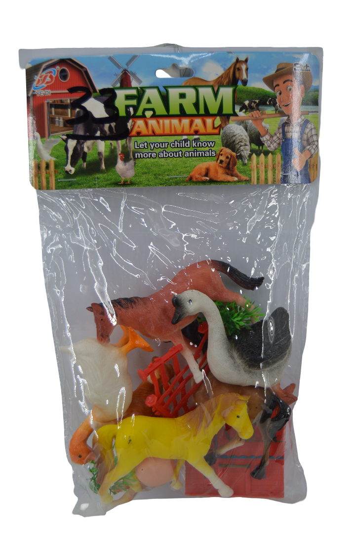 Farm Animals Plastic Figure Set