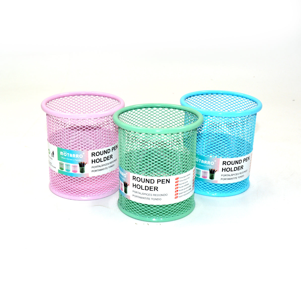 Round Pen Holder – Assorted 3-Pack