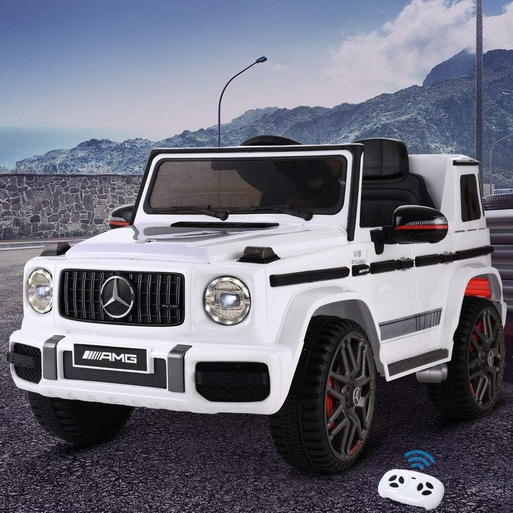 Mercedes G63 Electric Ride On Car– White