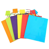 Colored Paper Gift Bag 26×32×12 (Assorted Designs, Sold as Single)