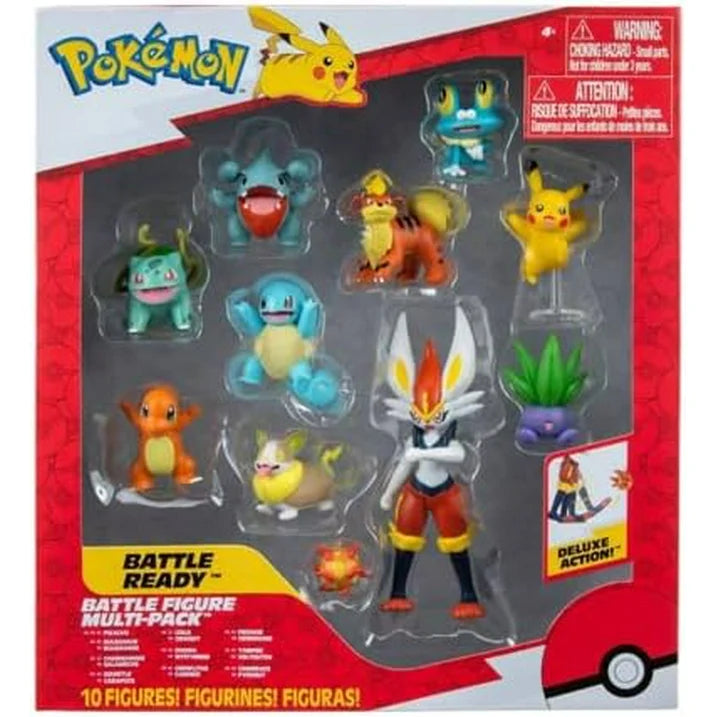 Pokemon Proxy Pokemon Battle Age 4+ Action Figure, Multicolor, 10 Pack