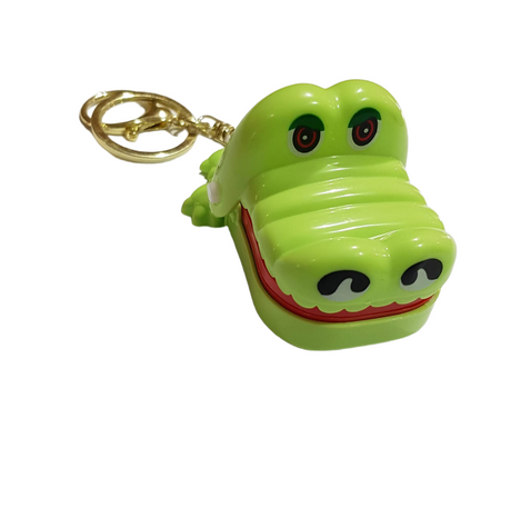 Crocodile Biting Teeth Keychain