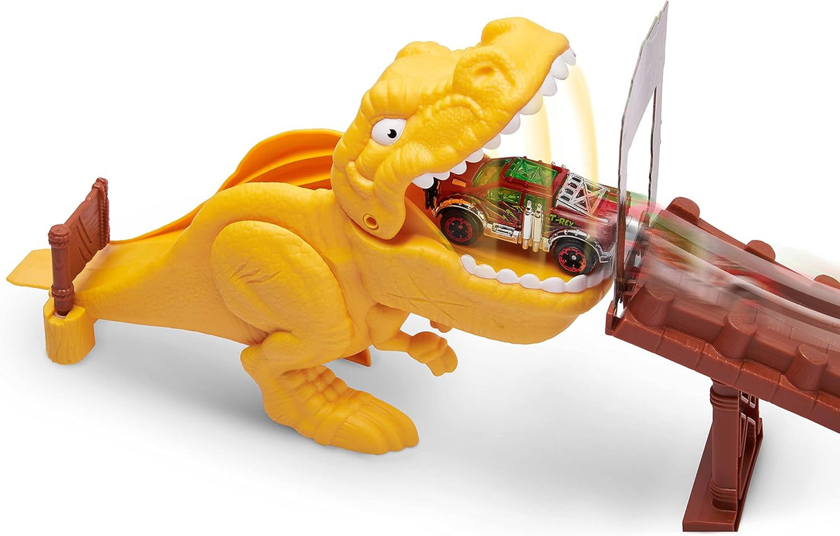 Zuru T Rex Attack Metal Machines Racing Toy Playset