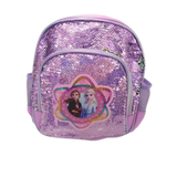 Sparkly Purple Glitter School Bag for Kids – Frozen Theme Backpack with Elsa & Anna