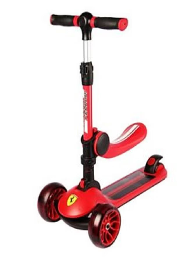 Foldable Kids Scooter – Red, Adjustable & Lightweight Ride-On Toy