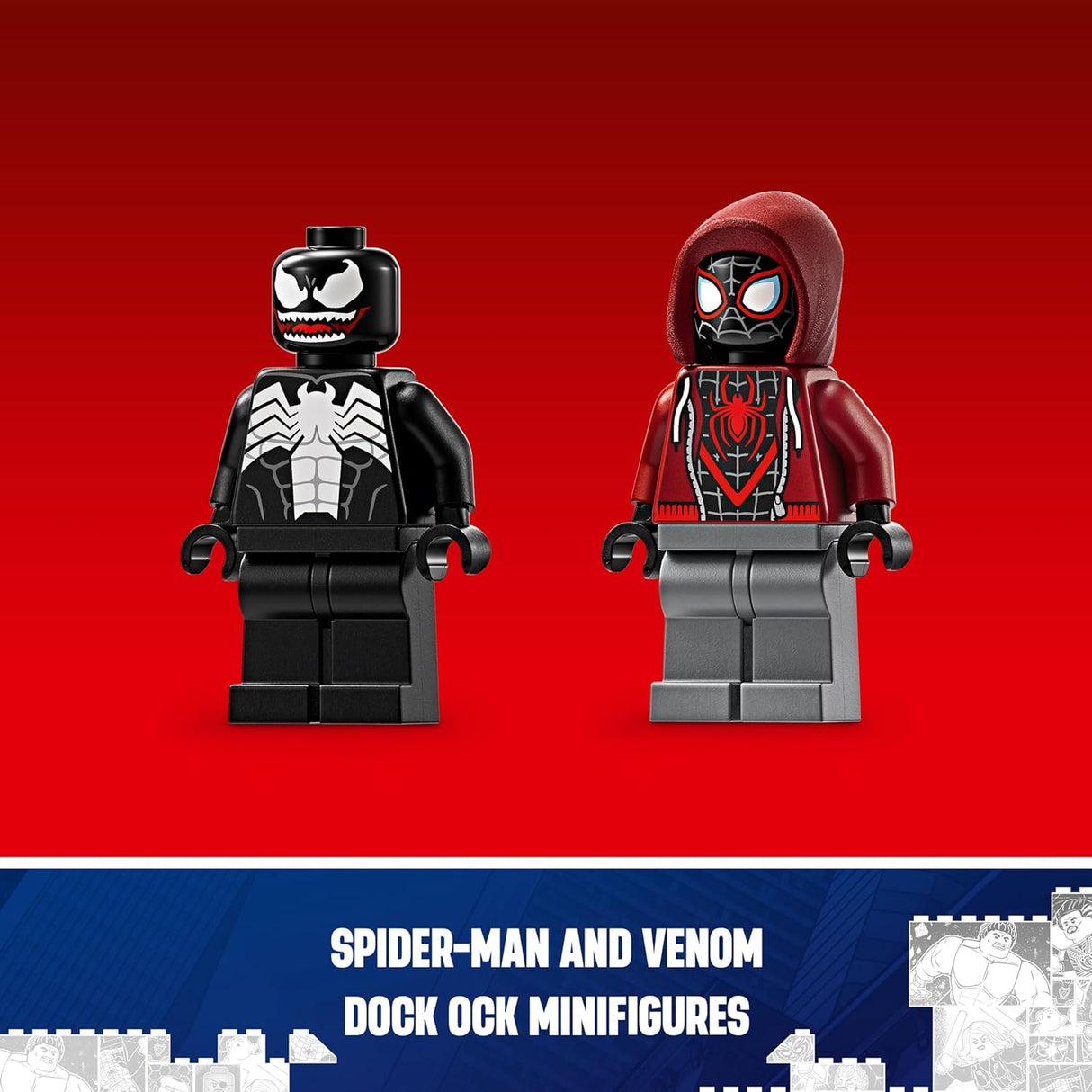 Lego Marvel Superheroes Venom Mech Armor vs Miles Morales Set 76276