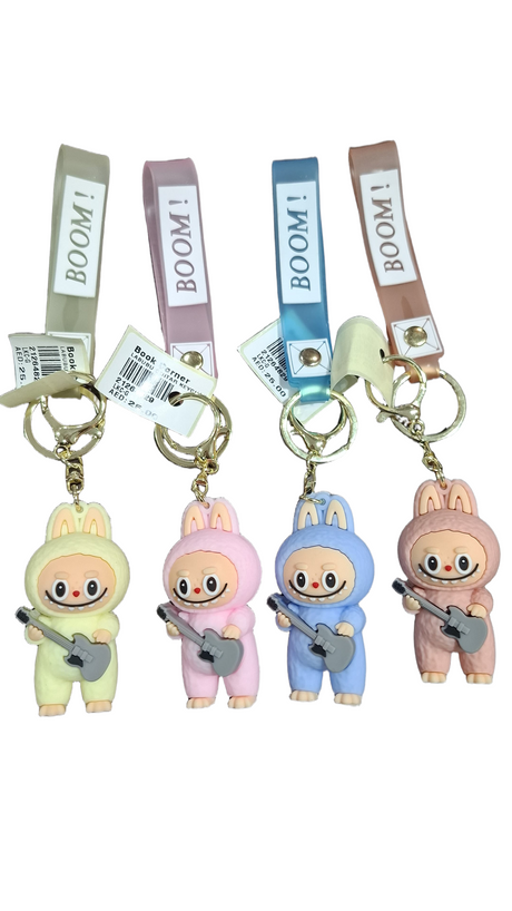 Labubu Guitar Keychain Assortment  4