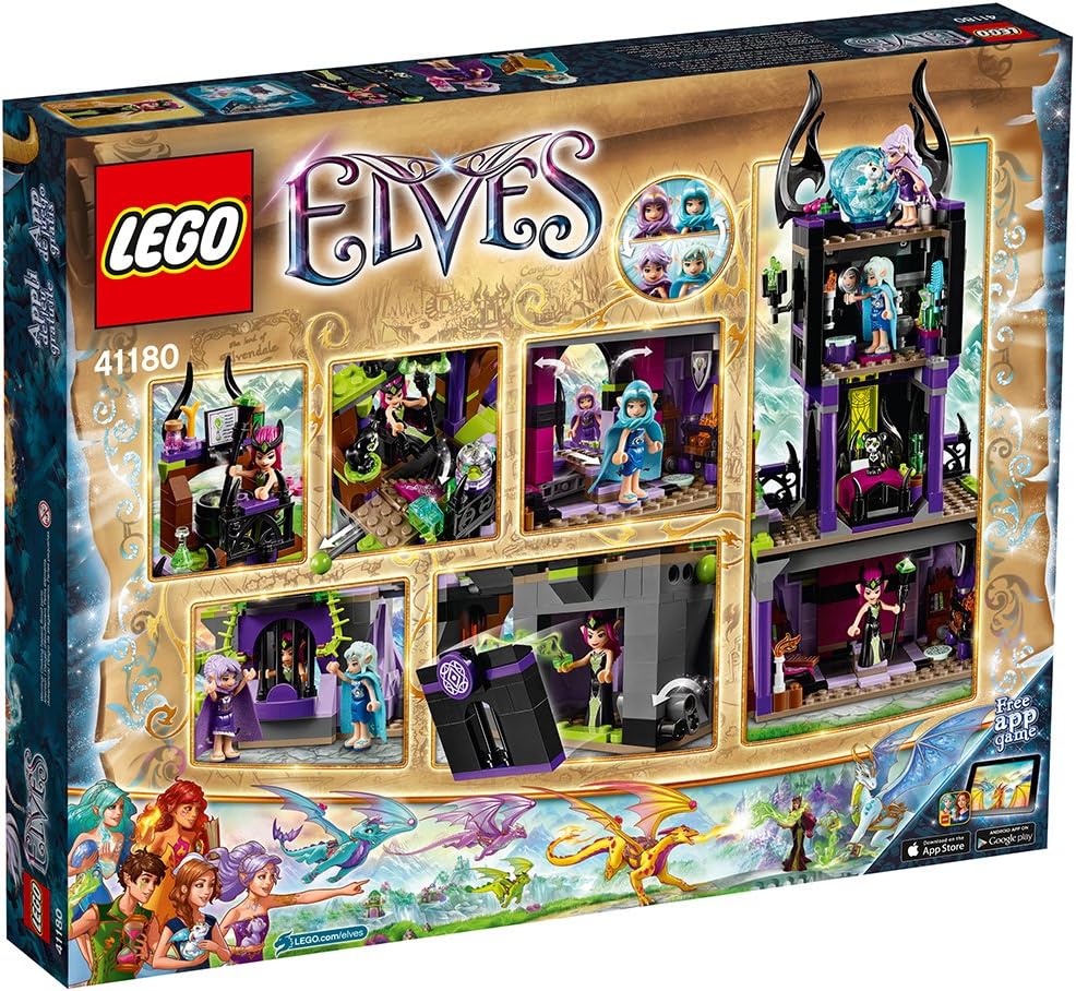 LEGO Elves 41180 Ragana's Magic Shadow Castle Building Set – 1014 Pieces